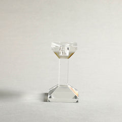 Marquis Candle Holder Clear Set of 2 Marquis Candle Holder Clear Set of 2