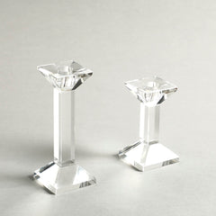 Marquis Candle Holder Clear Set of 2 Marquis Candle Holder Clear Set of 2