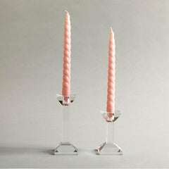 Marquis Candle Holder Clear Set of 2 Marquis Candle Holder Clear Set of 2