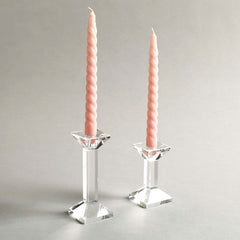 Marquis Candle Holder Clear Set of 2 Marquis Candle Holder Clear Set of 2