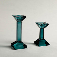 Marquis Candle Holder Blue Set of 2 Marquis Candle Holder Blue Set of 2