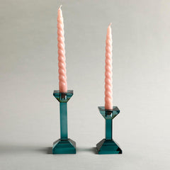 Marquis Candle Holder Blue Set of 2 Marquis Candle Holder Blue Set of 2