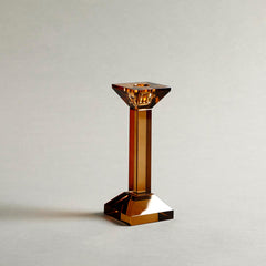 Marquis Candle Holder Amber Set of 2 Marquis Candle Holder Amber Set of 2