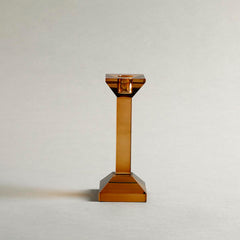 Marquis Candle Holder Amber Set of 2 Marquis Candle Holder Amber Set of 2