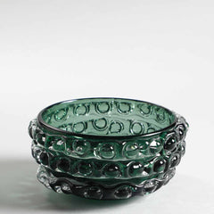 Huelm Bowl Vase Green Huelm Bowl Vase Green