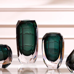 Cuba Hand-Cut Crystal Vase Medium Cuba Hand-Cut Crystal Vase Medium