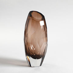 Quartz Hand-Cut Crystal Vase Large