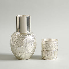 Ambuj Silver Water Pitcher With Glass Ambuj Silver Water Pitcher With Glass