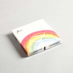 Cocktail Napkins Rainbow white Set of 20 Cocktail Napkins Rainbow white Set of 20