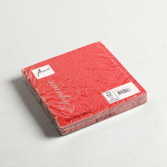 Napkin dark red Set of 15 Napkin dark red Set of 15