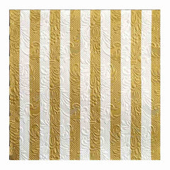 Napkin Stripes gold Set of 15