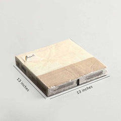 Napkin Linen sand Set of 20 Napkin Linen sand Set of 20