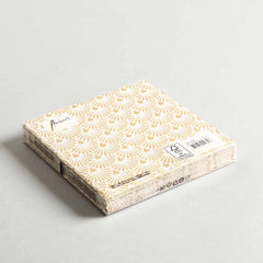 Napkin Art Deco Gold / White Set of 20 Napkin Art Deco Gold / White Set of 20
