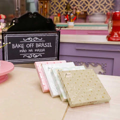 Napkin Art Deco Gold / White Set of 20 Napkin Art Deco Gold / White Set of 20