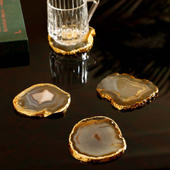 Arria Agate Coaster Set Of 4 Arria Agate Coaster Set Of 4