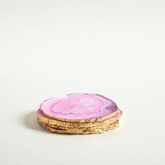 Auris Agate Coaster Set Of 4 Auris Agate Coaster Set Of 4