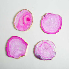 Auris Agate Coaster Set Of 4 Auris Agate Coaster Set Of 4