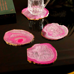 Auris Agate Coaster Set Of 4