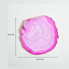 Auris Agate Coaster Set Of 4 Auris Agate Coaster Set Of 4