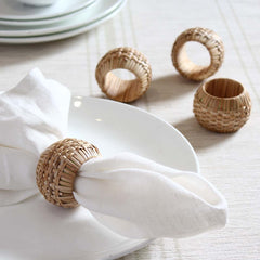 Ceon Napkin Ring Set Of 4 Ceon Napkin Ring Set Of 4