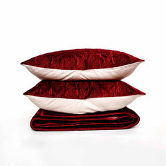 Scarl Quilt With Shams Set of 2 Scarl Quilt With Shams Set of 2