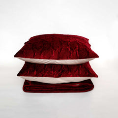 Scarl Quilt With Shams Set of 2 Scarl Quilt With Shams Set of 2