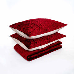 Scarl Quilt With Shams Set of 2 Scarl Quilt With Shams Set of 2