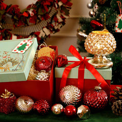 Sparkling Snow Christmas Ornaments Gift Hamper