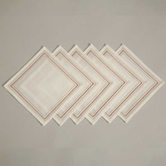 Benno Embroidery Cocktail Napkin Set Of 6 Benno Embroidery Cocktail Napkin Set Of 6