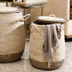 Zaire Seagrass Storage Basket Small