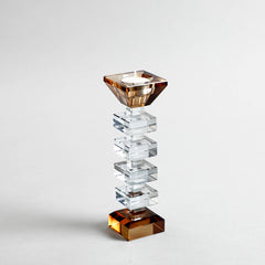 Alvaro Crystal Candle Holder Medium Alvaro Crystal Candle Holder Medium