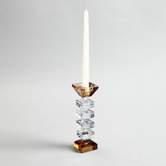 Alvaro Crystal Candle Holder Medium Alvaro Crystal Candle Holder Medium
