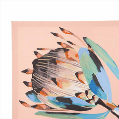 Ambrosia Turquoise Flower Wall Art S/4 Ambrosia Turquoise Flower Wall Art S/4