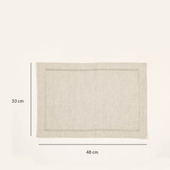 Lurex Embroidered Placemat Set Of 4 Lurex Embroidered Placemat Set Of 4