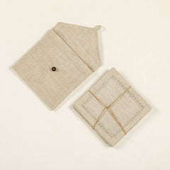 Lurex Embroidered Cocktail Napkins Set Of 6 Lurex Embroidered Cocktail Napkins Set Of 6