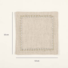 Lurex Embroidered Cocktail Napkins Set Of 6 Lurex Embroidered Cocktail Napkins Set Of 6