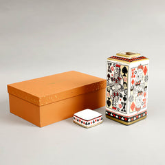 Brielle Porcelain Jar With Gift Box Brielle Porcelain Jar With Gift Box