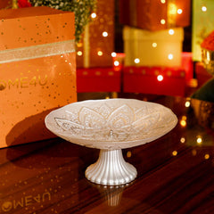 Alyona Shallow Serving Bowl With Stand Gift Set Alyona Shallow Serving Bowl With Stand Gift Set