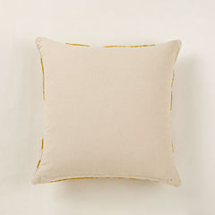 Ayleen Embroidered Yellow Cushion Cover Ayleen Embroidered Yellow Cushion Cover