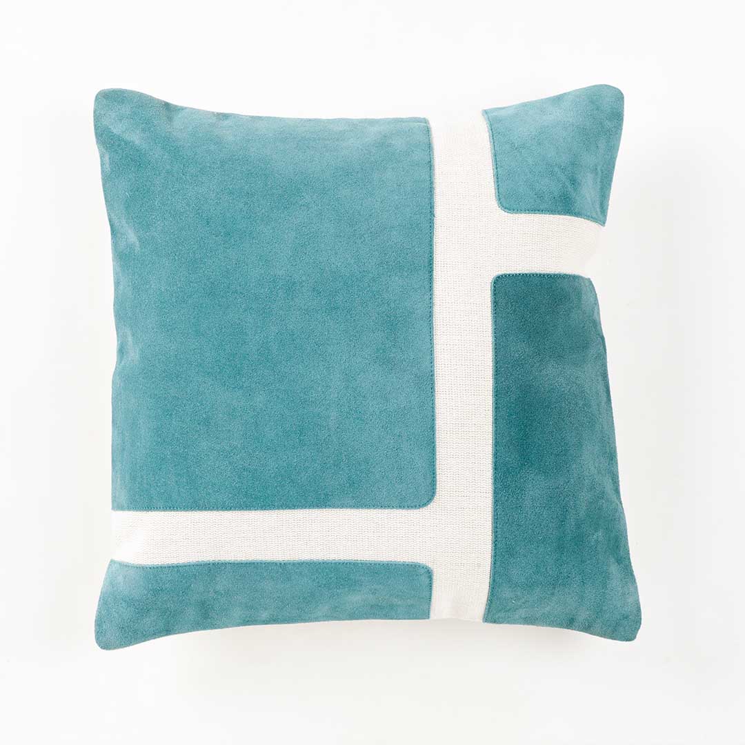 Sangria Teal Cushion Cover - Main Image