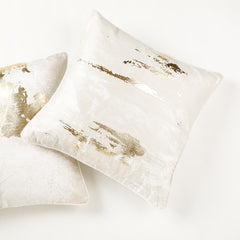 Zora Ivory Printed Cushion Cover Zora Ivory Printed Cushion Cover