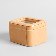 Amara Brown 2 Slot Leather Watch Box Amara Brown 2 Slot Leather Watch Box