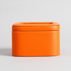 Amara Orange 2 Slot Leather Watch Box Amara Orange 2 Slot Leather Watch Box
