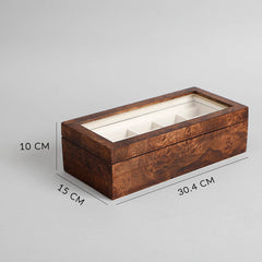 Sahaj Brown 5 Slot Watch Box Sahaj Brown 5 Slot Watch Box