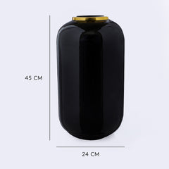 Midnight Black Short Vase Midnight Black Short Vase