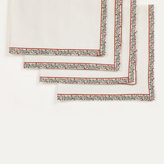 Gardenia Table Napkins Set of 4 Gardenia Table Napkins Set of 4