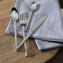 Silvio Spoons, Fork, Knives Set Of 4 Silvio Spoons, Fork, Knives Set Of 4