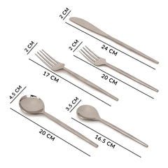 Gart Cutlery Set Of 5 Silver Gart Cutlery Set Of 5 Silver