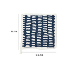 Linije Indigo & White Pot Holder Linije Indigo & White Pot Holder