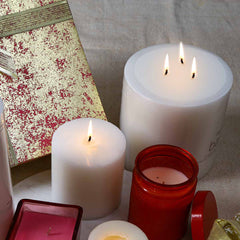 White Pillar Candle 6 x 6 Inch White Pillar Candle 6 x 6 Inch